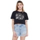thumbnail image 1 of Polera Mujer Fun Manga Corta Crop Negro Corona, 1 of 5