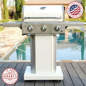 Kenmore - Parrilla A Gas 3 Quemadores - Color Blanco