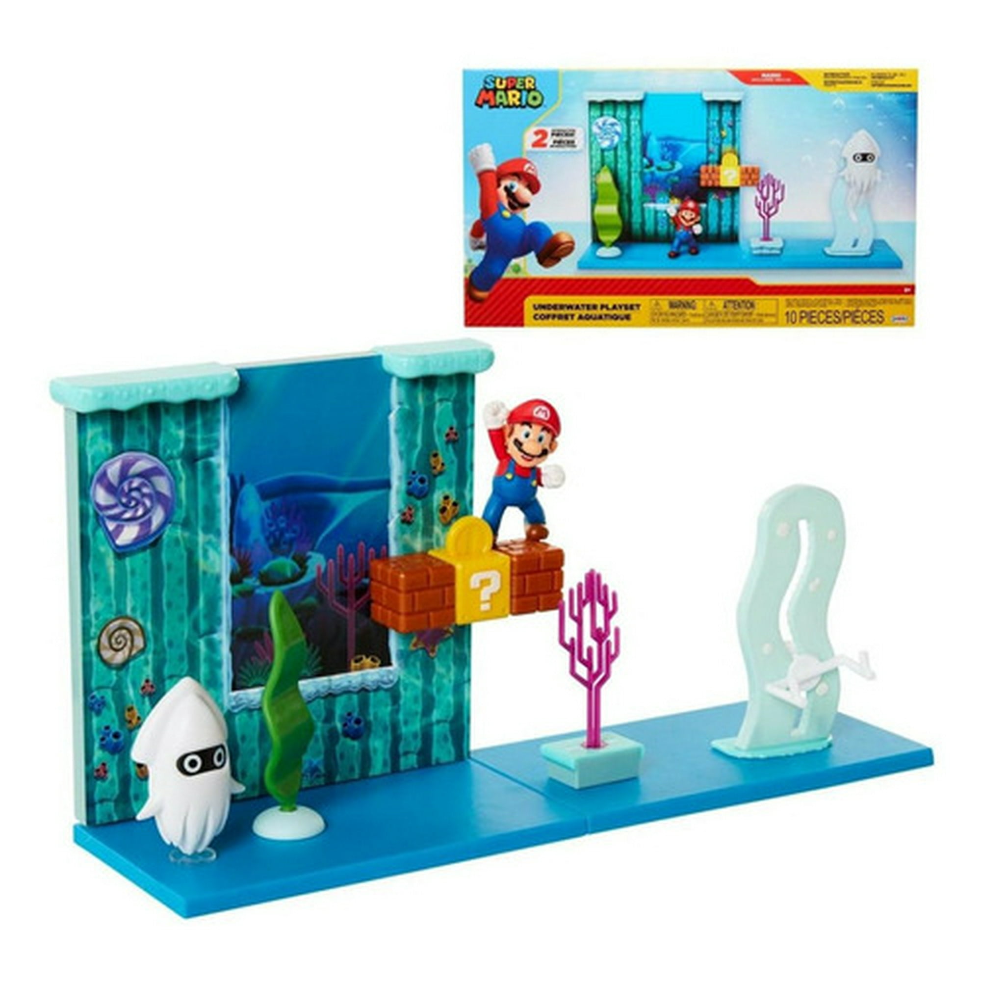 Figura De Acción Nintendo Colección Mario Bros Bajo El Agua