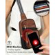 thumbnail image 5 of Bolso bandolera Sunpour 29 × 18 × 10 cm con bloqueo RFID y antirrobo, 5 of 7