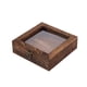 thumbnail image 4 of Vitrina De Exhibición De Muestras, Diseño Retro, Caja De Almacenamiento De Joyas De Madera Multifuncional, 15 Cm X 15 Cm X 4,5 Cm, 4 of 5