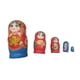 thumbnail image 4 of Estante Para Muñecas Matryoshka De 5 Piezas, Hermoso Juego De Muñecas Apilables Para Manualidades, Rojo, 4 of 5