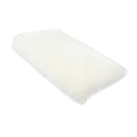 Bothyi - Alfombras Peludas Decorativas Suaves Y Cómodas Para Dormitorio, Color Blanco, 40 Cm