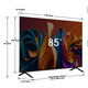 thumbnail image 2 of Televisor Hisense 85Q6N 85" QLED 4K Smart Google TV - Caja Reciclada, 2 of 6