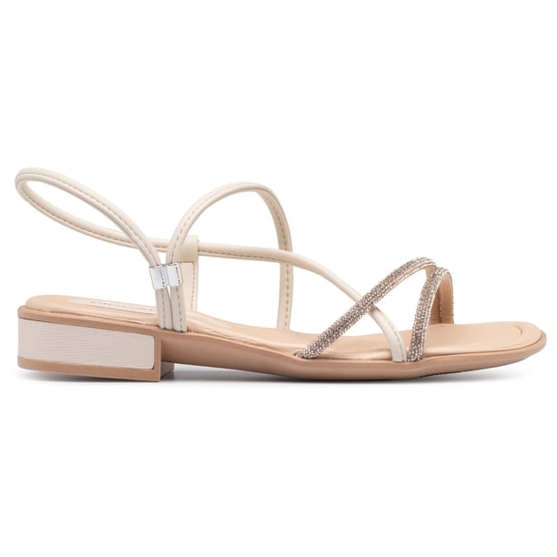 Sandalia Mujer Glam Taila Hueso 847 Piccadilly