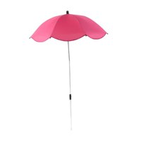 Ioensy - Sombrilla Para Plantas, Ajustable, Resistente, Para Jardín, Para Macetas, Patio, Color Rojo Rosa