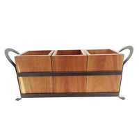 Bothyi - Soporte Para Utensilios Con Asas De Transporte Organizador De Cubiertos Para Fiestas En Casa