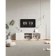 thumbnail image 5 of Rack Tv 120x34x40cm 2 Tiras 2 Puerta Melamina Moderna Blanco, 5 of 8
