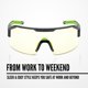 thumbnail image 3 of Gafas de seguridad Jackson Safety Maxview+ Wraparound Black, 3 of 6