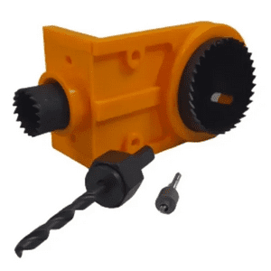 Genérico - Kit Instalación Cerradura Para Puerta Cerrojo Chapa Toolmak Amarillo