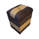 thumbnail image 2 of Pouf Baul Bicolor Felpa 40*33*45 Rimar, 2 of 5