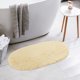 thumbnail image 5 of REGALWOVEN Alfombras de Baño Ovaladas Shaggy Absorbentes Suaves Alfombra de Baño Beige 20" x 32", 5 of 5