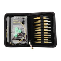 Bothyi - Juego De Agujas De Tejer Circulares Portátil Diy 1 Juego Para Mangas De Suéter Para Principiantes