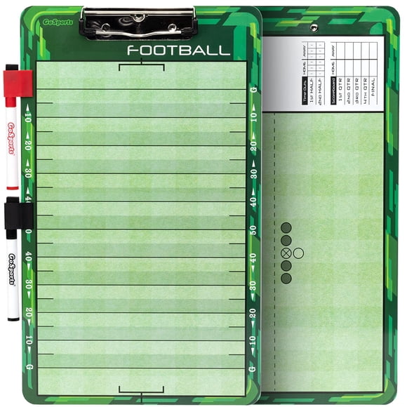 Bola GoSports de borrado en seco para entrenadores de fútbol con 2 bolígrafos