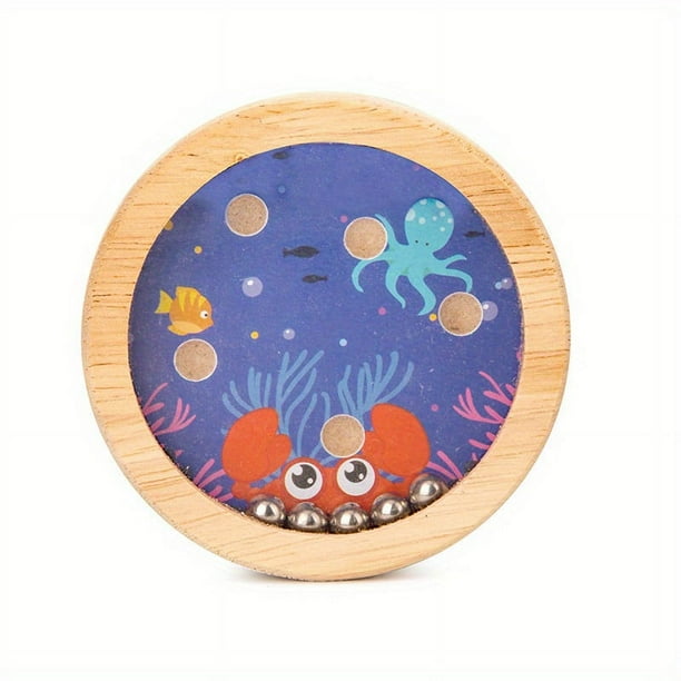 Wooden Children's Beads Kindergarten Gift Baby Puzzle Early Education Montessori Teaching Aids Wooden Small Toys