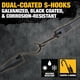 thumbnail image 5 of Correas de lona de goma DEWALT DXBC3001015 negras de 15 cm, paquete de 10, 5 of 8