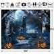 thumbnail image 4 of 1pc Spooky Halloween Graveyard Backdrop - 7x5ft Polyester Photography Backdrop with Pumpkin Lanterns and Moon - Perfect for Kids Parties and Birthdays, 4 of 4
