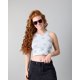 thumbnail image 2 of Polera Top Halter Mujer tejido print Flor Polemic, 2 of 3