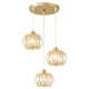 thumbnail image 5 of Candelabros De Luz Colgante De Cristal Accesorio De Iluminación Para Base Redonda De Cocina, 5 of 5