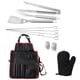 thumbnail image 3 of Juego de Utensilios para Barbacoa 10 Piezas con Delantal, 3 of 4