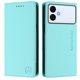 thumbnail image 4 of Funda Billetera con Soporte para Samsung Galaxy S26 Edge Bloqueo RFID Plegable Verde menta, 4 of 6