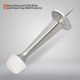 thumbnail image 2 of Topes de puerta KOVOSCH Solid Rigid, paquete de 2 con protector de pared, 2 of 6