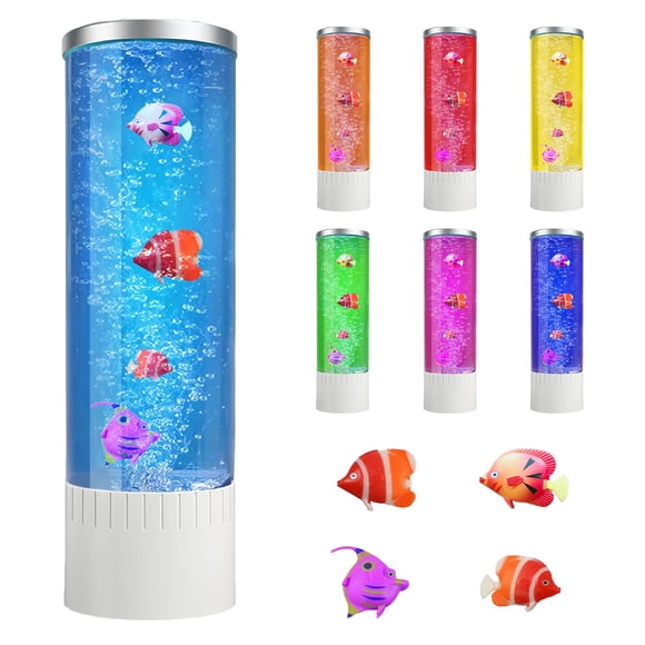 Lámpara nocturna de acuario Brewish Bubble con LED de 7 colores
