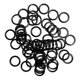 thumbnail image 3 of 100pcs sujetador de metal correa de lencería clip de coser gancho o anillos deslizador negro 10mm, 3 of 3