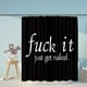 thumbnail image 3 of Juego de cortinas de ducha ArtSocket Funny Get Naked con alfombras, 180 x 180 cm, 3 of 3