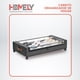 thumbnail image 2 of Carrito Organizador Bajo Cama Homely 48 Litros Ruedas Oxford 600D Tapa Transparente, 2 of 3