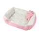 thumbnail image 1 of Suave Y Cálida Cama Para Mascotas Perro Gato Acogedor Cojín Esteras Antideslizante Manta De Cama De Felpa Rosa, 1 of 5