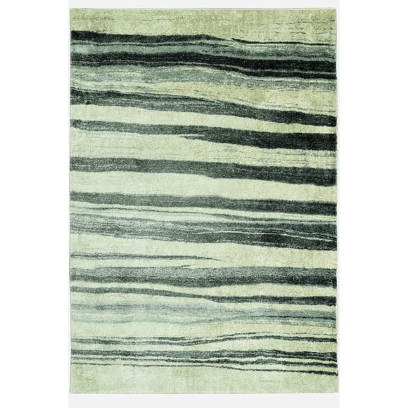 Rug Kas Rugs Hue 4717, rectángulo transicional, beige y gris, 100 cm x 150 cm