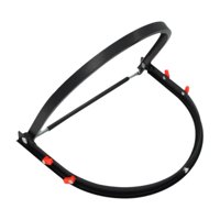 Ioensy - Adaptador De Protector Facial Para Casco De Ala Completa, Soporte Adaptador De Cubierta Facial, Color Negro