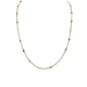 thumbnail image 1 of Collar gemas de colores, oro amarillo italiano, 1 of 3