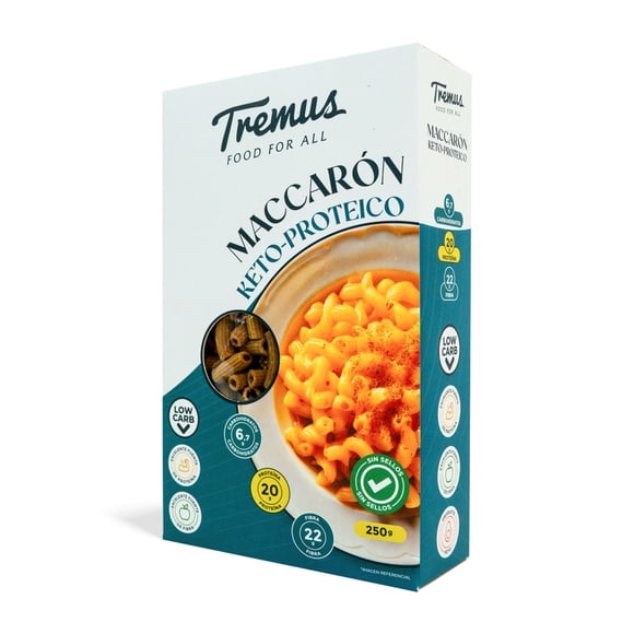 Maccarón Keto y Proteico, Marca Tremus
