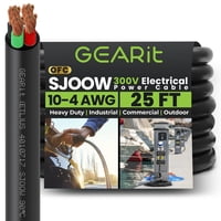 Cable De Alimentación Gearit 10 Awg 4 Conductores 7,5 M 300 V