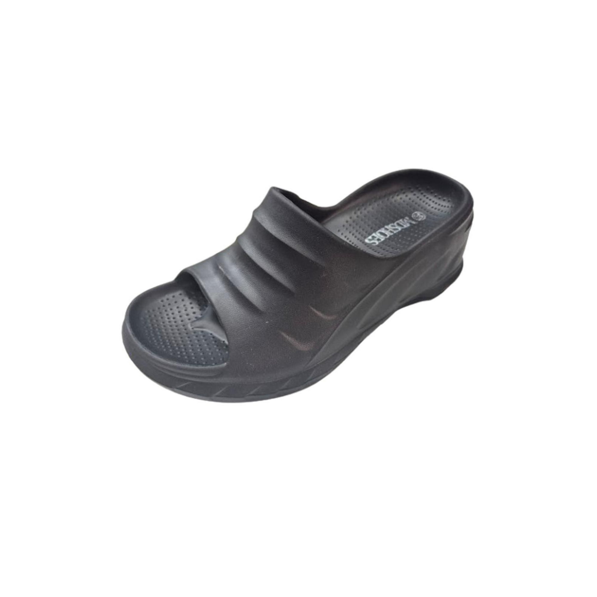 Vinnys Outlet - Sandalia Slide Negro