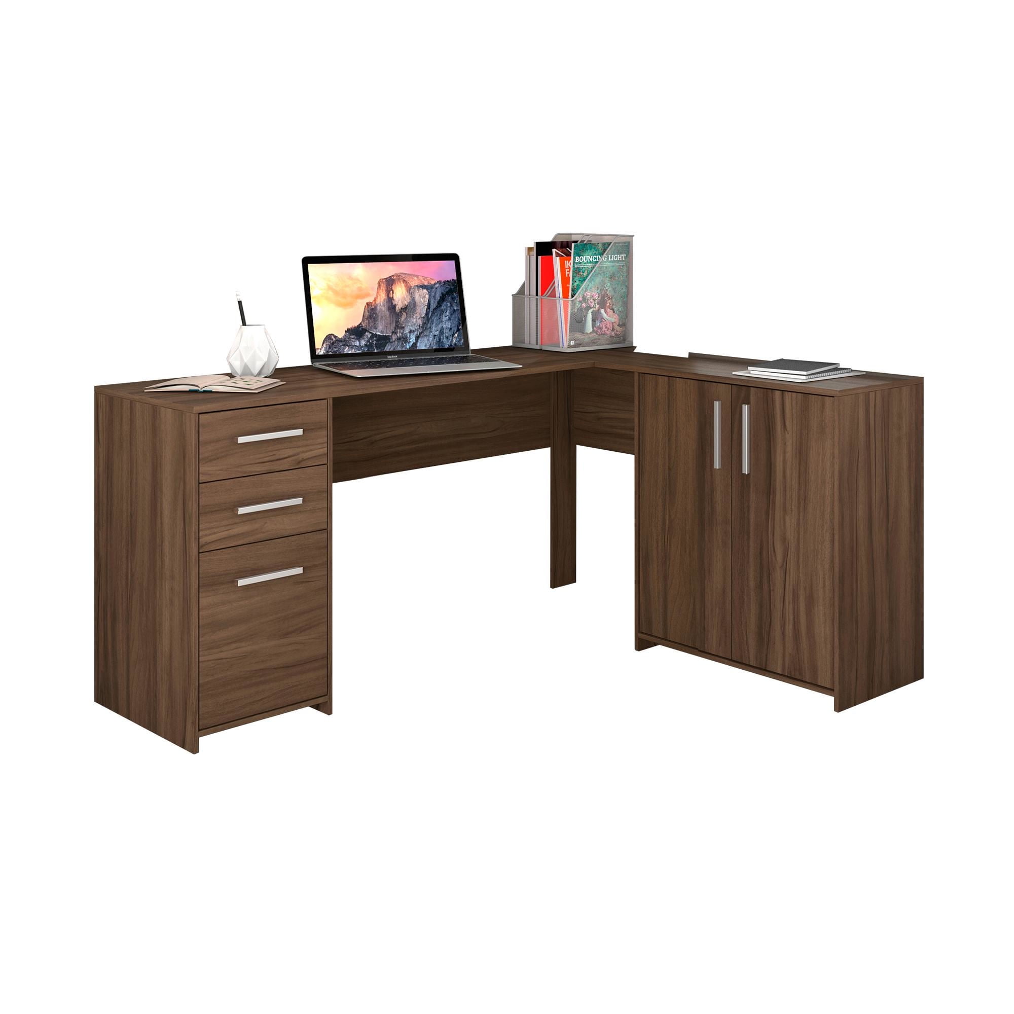 Home Mobili - Escritorio Lima 3 Puertas 2 Cajones Café