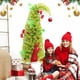 thumbnail image 3 of Árbol de Navidad HMASYO Caprichoso, verde lima, 5 pies con 150 LED, 3 of 8