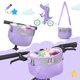 thumbnail image 4 of AYAOQIANG Canasta para Bicicleta para Niños, Bolsa de Manillar Delantero para Bicicletas de Niñas, Canasta de Bicicleta Semicircular con Cierre para Triciclo Infantil Bicicleta, 4 of 9