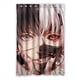 thumbnail image 1 of Cortina de ducha de Anime Tokyo Ghoul, juego de cortinas de baño con ganchos, tamaño 48 x 72 pulgadas, 1 of 3