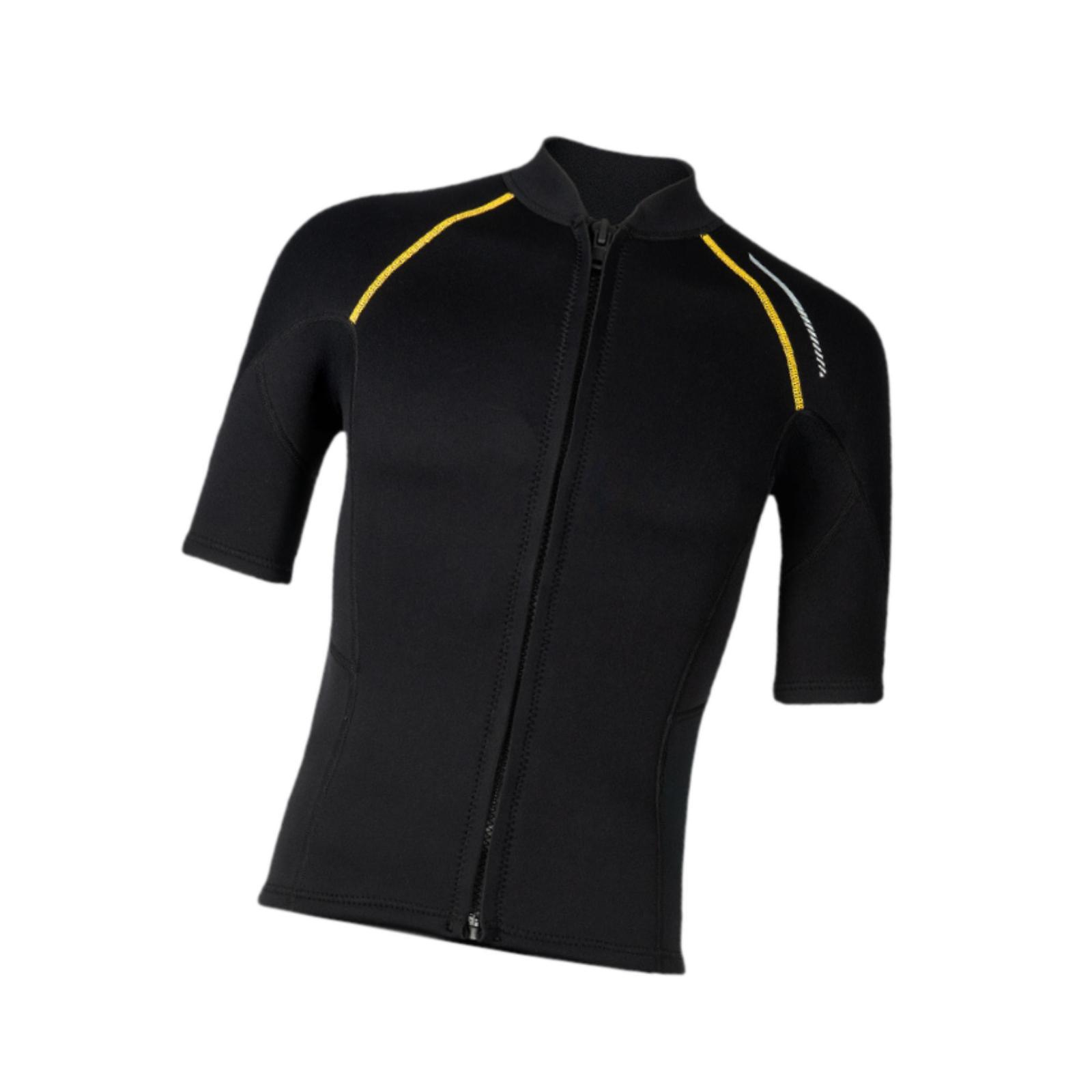 Ioensy - Traje De Neopreno Para Hombre Con Cremallera Frontal Superior Para Hacer Snorkel Y Surf Bajo El Agua Talla S