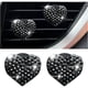 thumbnail image 1 of Clip de ventilación para ambientadores de automóviles, diseño exterior amoroso, diamantes de imitación de vidrio, decoración interior brillante del automóvil, hermosos accesorios para mujeres y niñas, 1 of 5