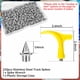 thumbnail image 2 of Track Spikes 220 Unidades Acero Inoxidable 0 25 Cm Con Llave, 2 of 6