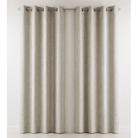 Zahr - Set 2 Cortinas Blackout New Petra Hueso