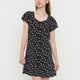 thumbnail image 3 of Vestido Niña Teen Viscosa Negro Corona, 3 of 5