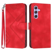 Funda Foxdock Para Samsung Galaxy A16 – Tipo Libro Con Soporte, Billetera, Correa Y Diseño Elegante