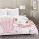 thumbnail image 2 of DIEZ Pink My Bunny Melody Duvet Cover Set for Kids Girls Soft Microfiber 3pc Bedding Set- Hello Cat Kitty Pompompurin and CinnamorollFull, 2 of 5