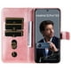 thumbnail image 3 of Funda con Cremallera para Realme 13 Pro Plus 5G, Carcasa Cartera de Cuero PU con Soporte y Tarjetero, 3 of 6