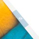 thumbnail image 3 of Set 2 Toallas de baño550gr 70x140 cm Turquesa y Amarillo, 3 of 4